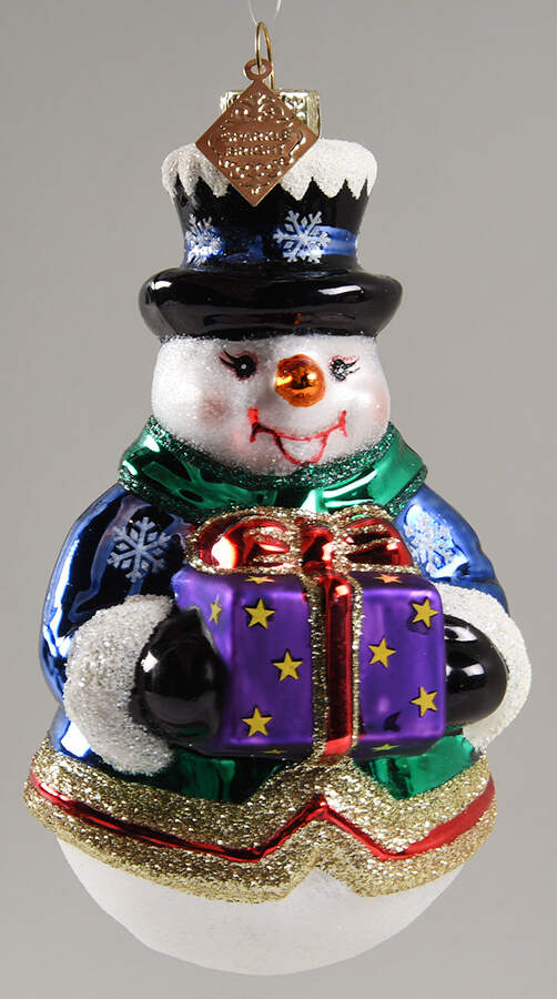 Sparkle Bright Snowman - Boxed by Christopher Radko-1