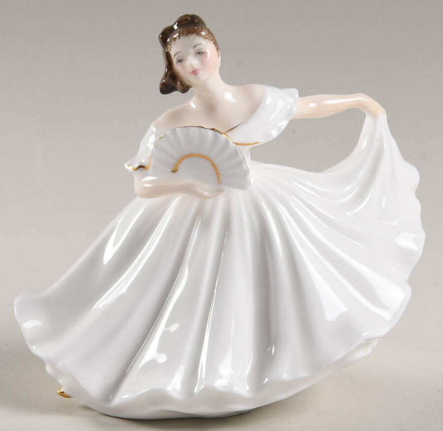 Miniature Ladies - Hn Series Elaine - No Box by Royal Doulton-1