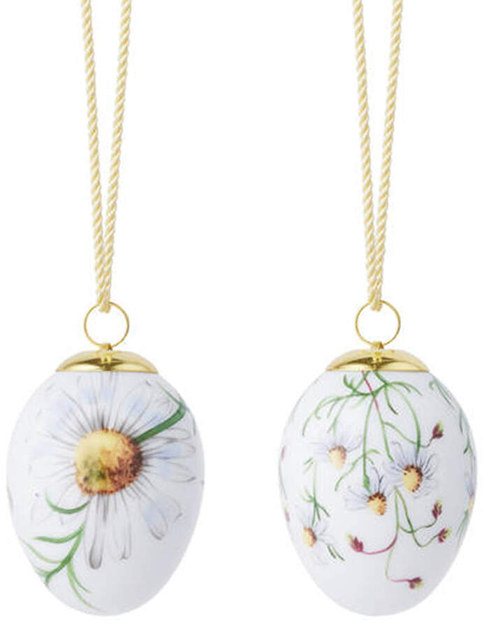 Annual Easter Eggs Chamomile- Set 2 Assorted - Boxed by Royal Copenhagen-1