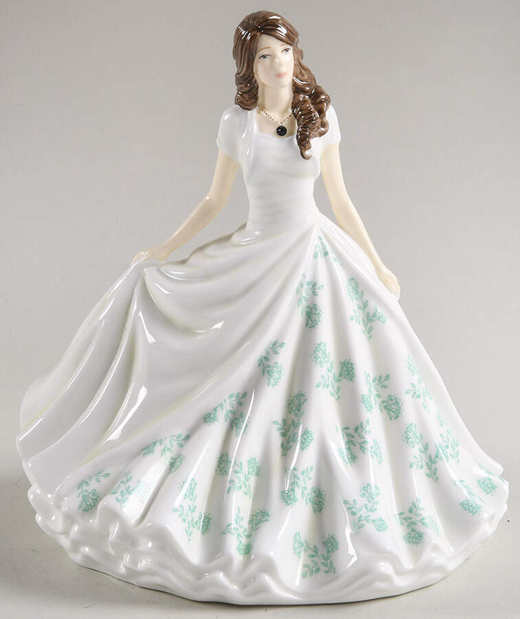 Birthstone Petites-Floral May - Emerald - Boxed by Royal Doulton-1
