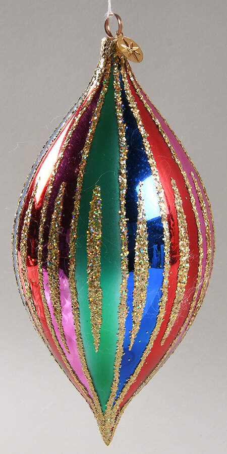 Teardrop (Shaped) Ornaments Montague Drop - No Box by Christopher Radko-1