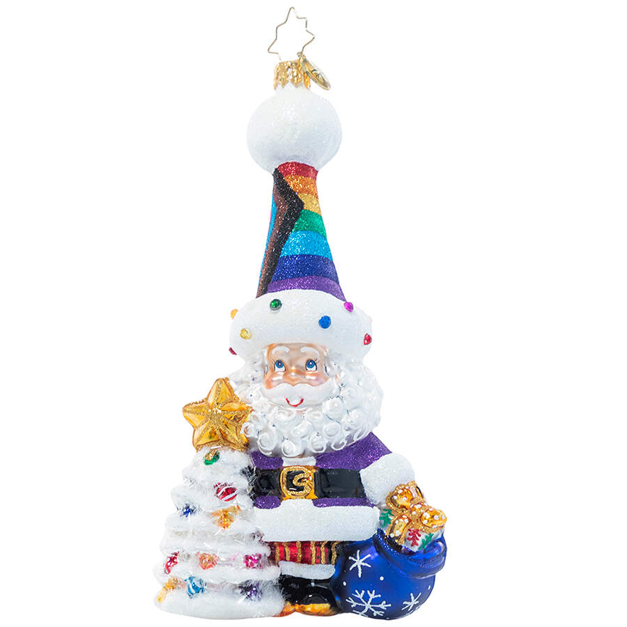 LGBTQIA+ Awareness 2022 - Love Is Love Santa - No Box by Christopher Radko-1