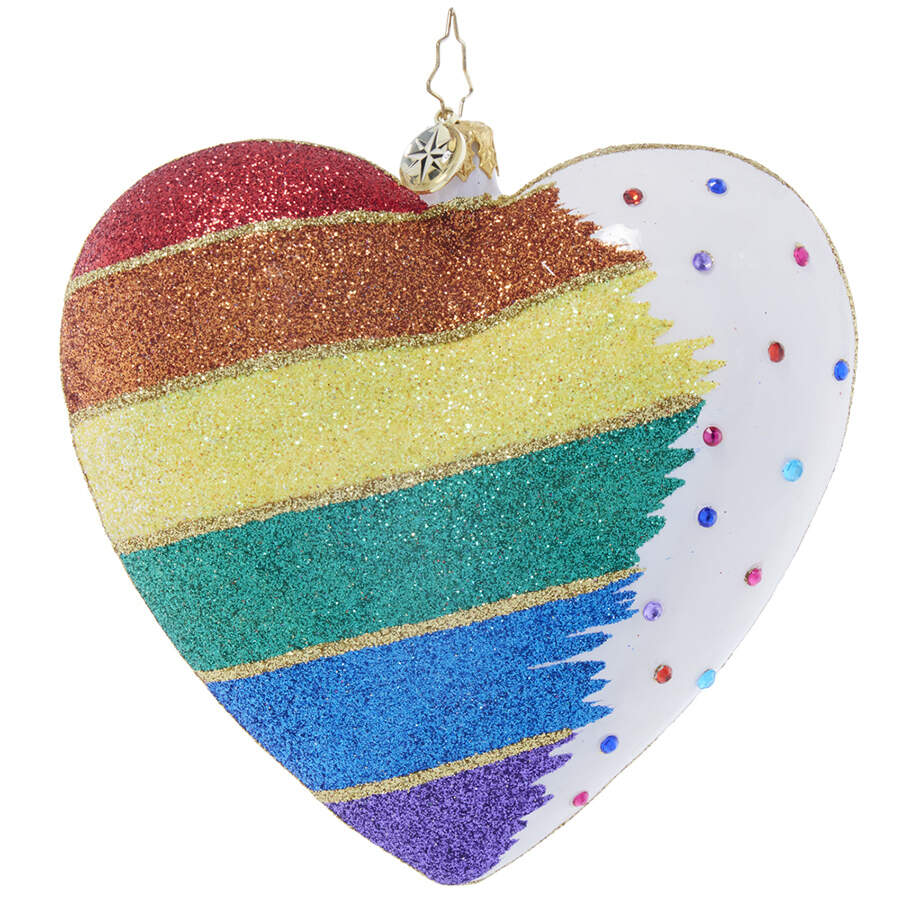 LGBTQIA+ Awareness 2024-Equality In Every Heartbeat - No Box by Christopher Radko-1