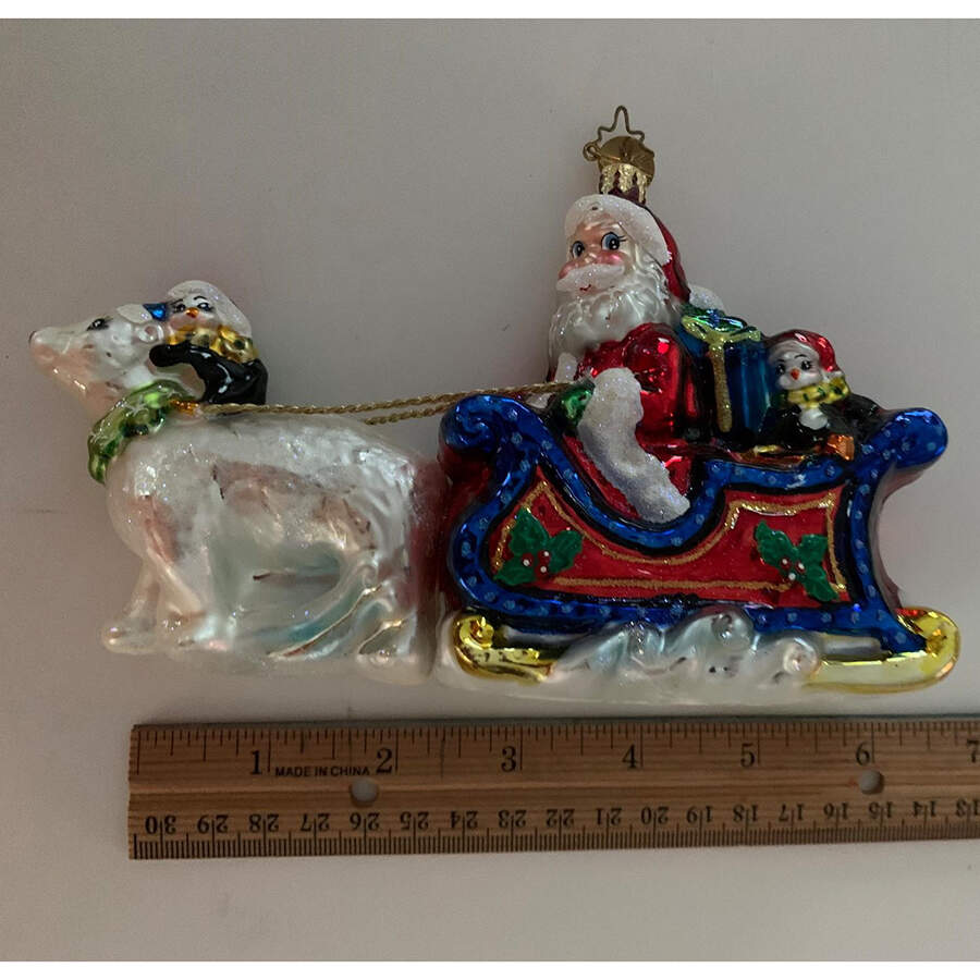 Santas Nordic Rider - No Box by Christopher Radko-1