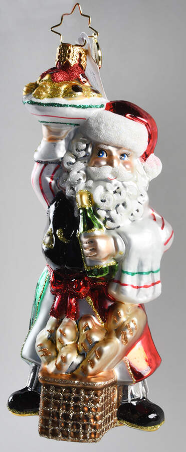 Santas Dinner Is Served - No Box by Christopher Radko-1