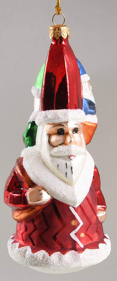 Santas Triple Nick-Red - No Box by Christopher Radko-1
