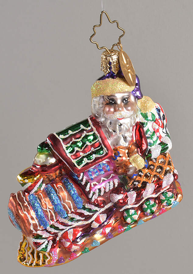 Santa's Transportation Candy Land Junction Gem - No Box by Christopher Radko-1