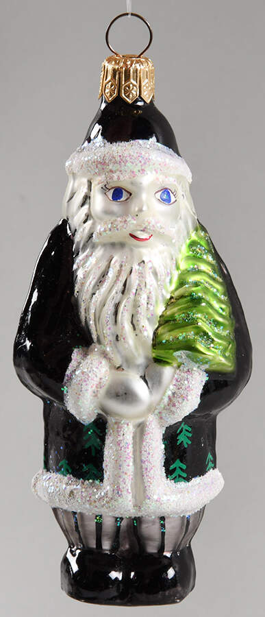 Santa with Pinecones-Trees Elfin Evening Santa - No Box by Christopher Radko-1