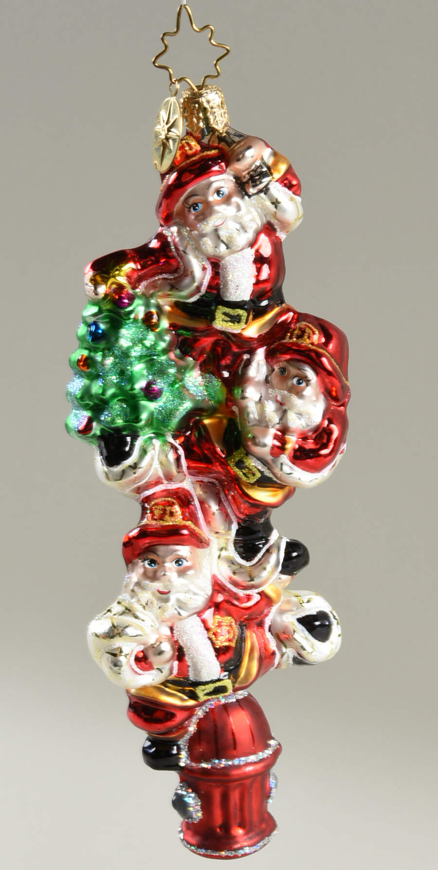 Santa-Professions Fountain Of Fireman - No Box by Christopher Radko-1