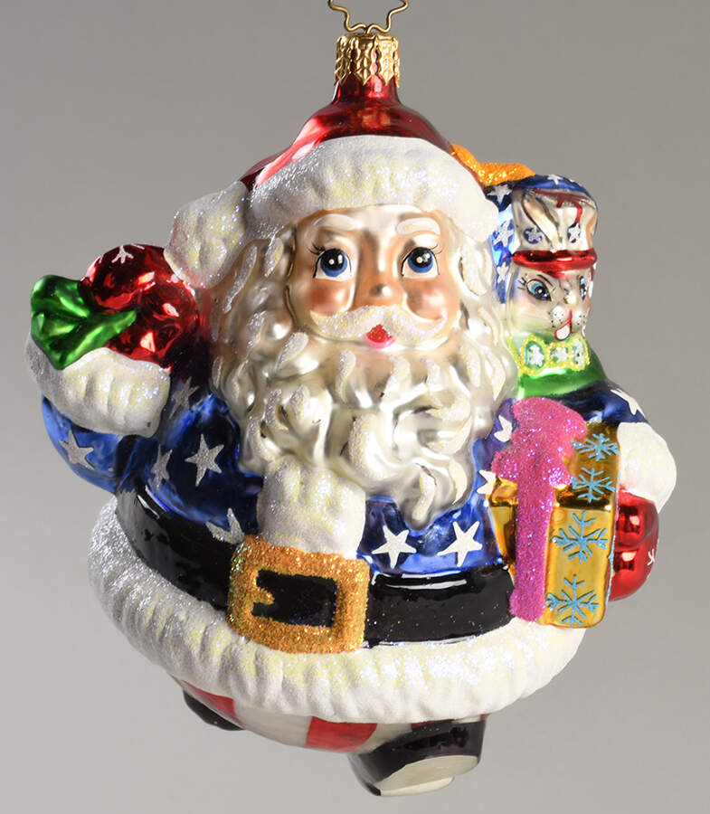 Santa-Patriotic Party Patriot - No Box by Christopher Radko-1