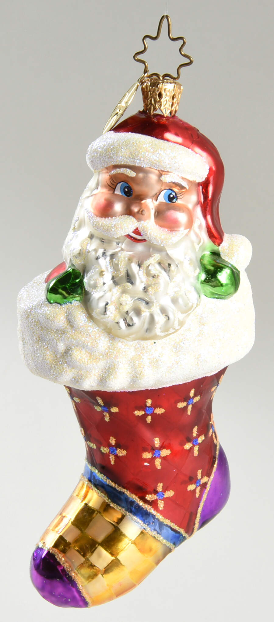 Santas Stocking Claus - Nb907, No Box by Christopher Radko-1