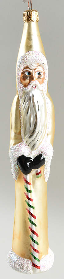 Santas Creamy Slim Pickin's - No Box by Christopher Radko-1