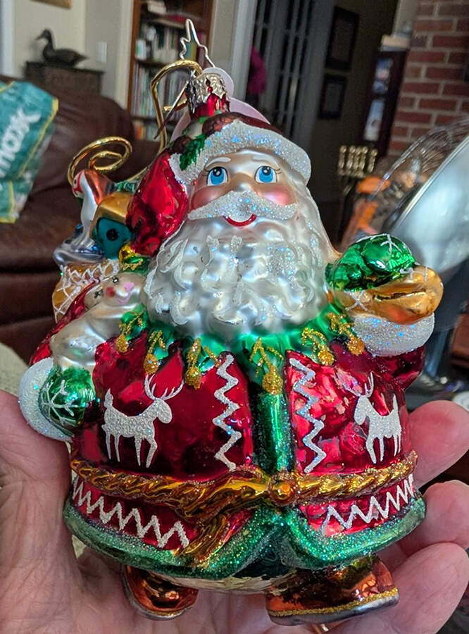 Santas Timberland Trail - Nb911, No Box by Christopher Radko-1