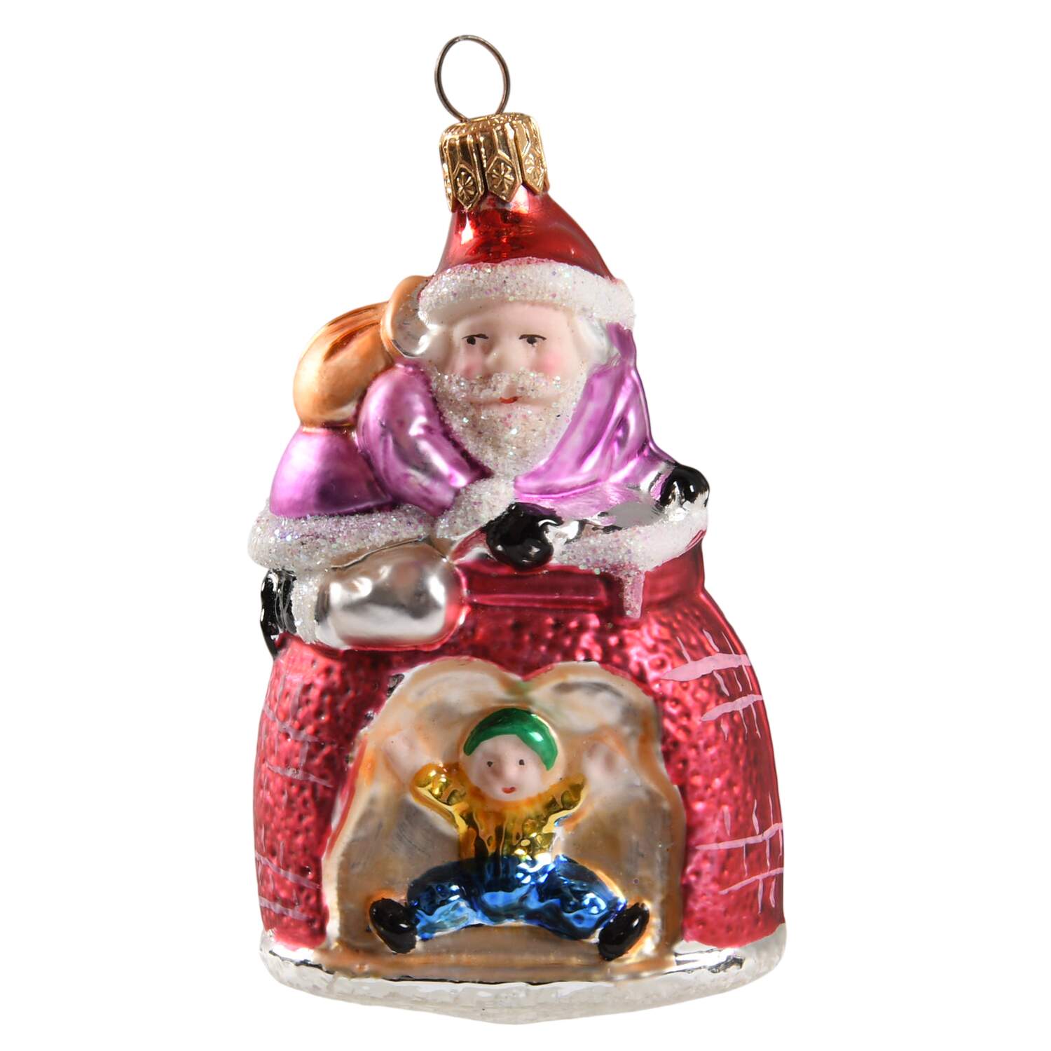 Santas Special Delivery-Purple Coat - No Box by Christopher Radko-1