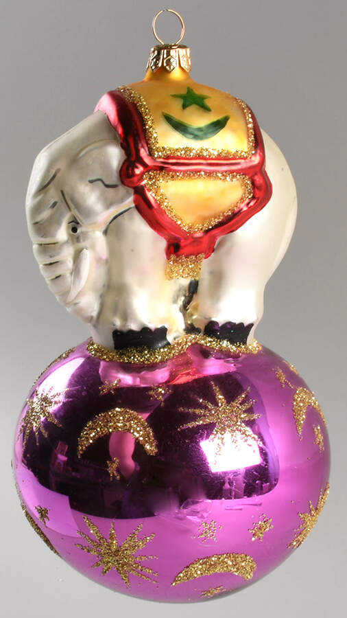 Clowns & Circus Center Ring-Purple - No Box by Christopher Radko-1