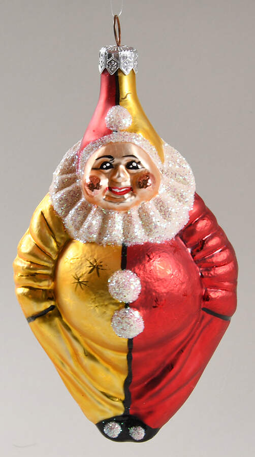 Clowns & Circus Decker-Red/Yellow - No Box by Christopher Radko-1