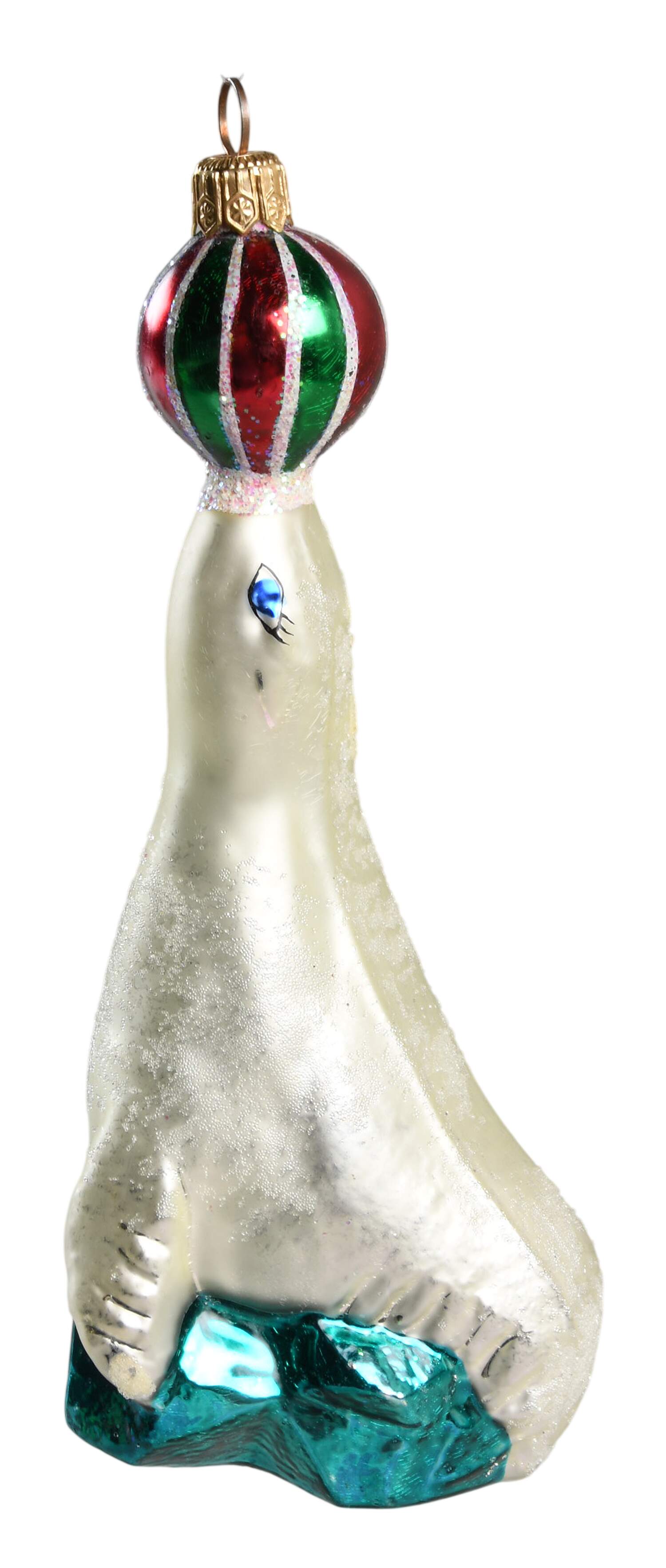Clowns & Circus Circus Seal-White - No Box by Christopher Radko-1