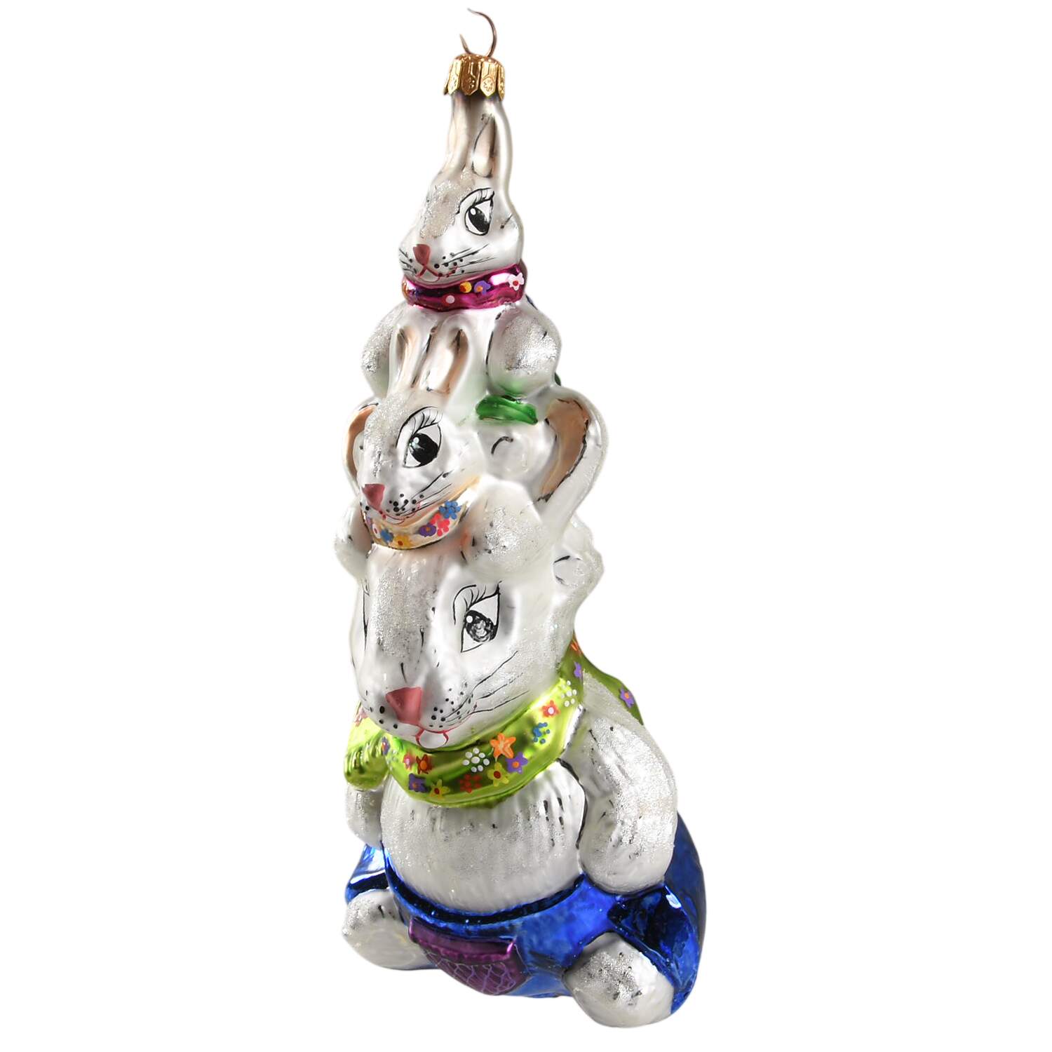 Rabbits & Bunnies Hop On Top - No Box by Christopher Radko-1