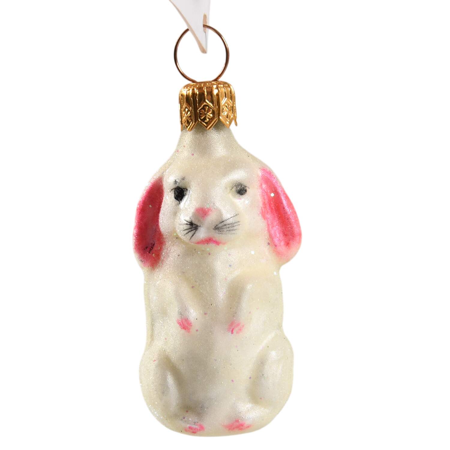 Rabbits & Bunnies Little Hopper-Silver/White - No Box by Christopher Radko-1