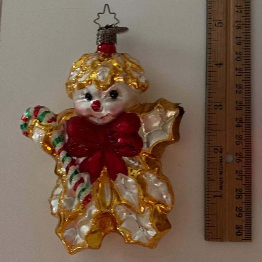 Floral & Garden Holly Jean-Gold - No Box by Christopher Radko-1