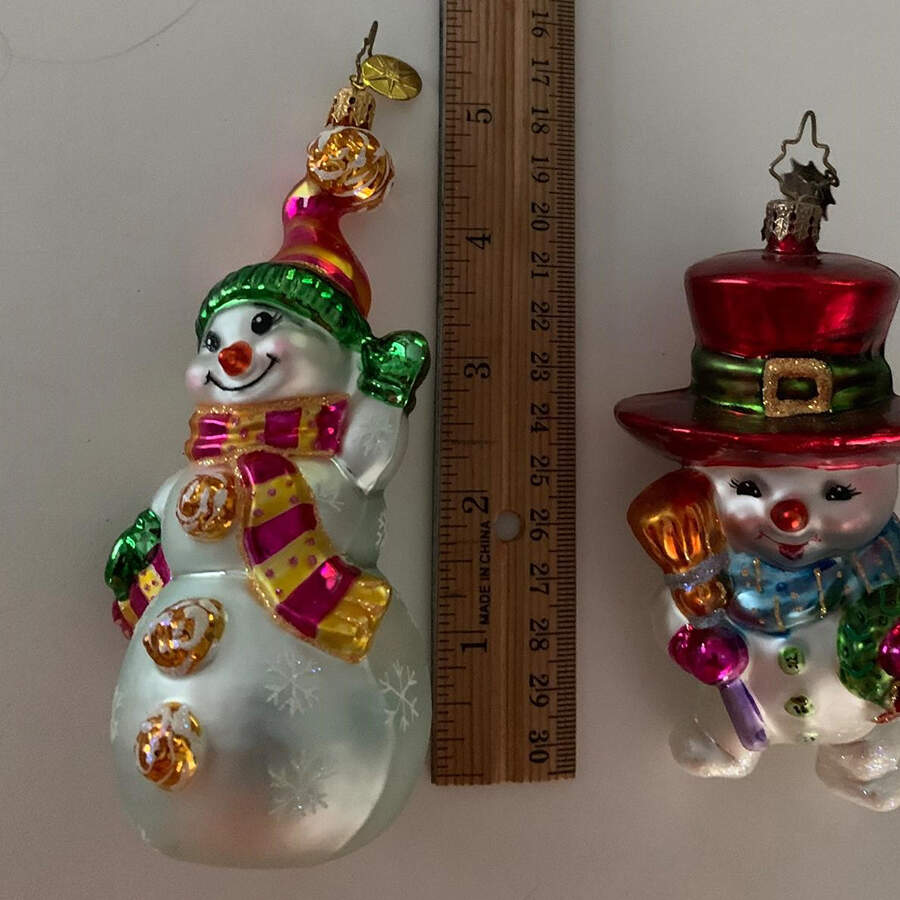 Snowmen Gomer Snowpile - No Box by Christopher Radko-1