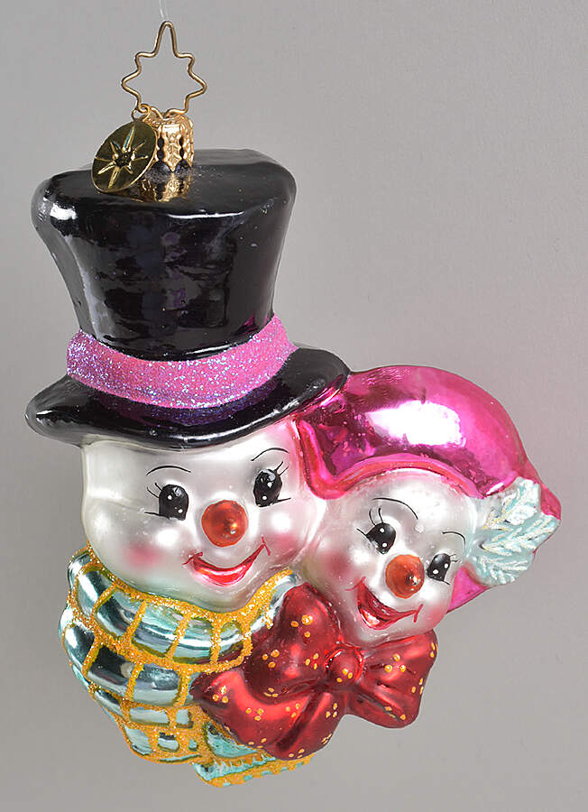 Snowmen Snomeo And Yuliet - No Box by Christopher Radko-1