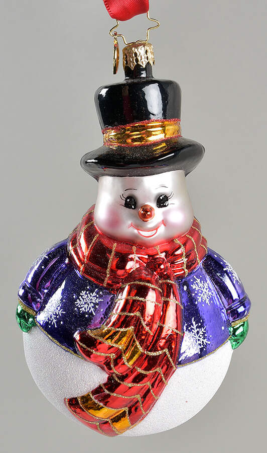 Snowmen Rolly The Snowman - No Box by Christopher Radko-1