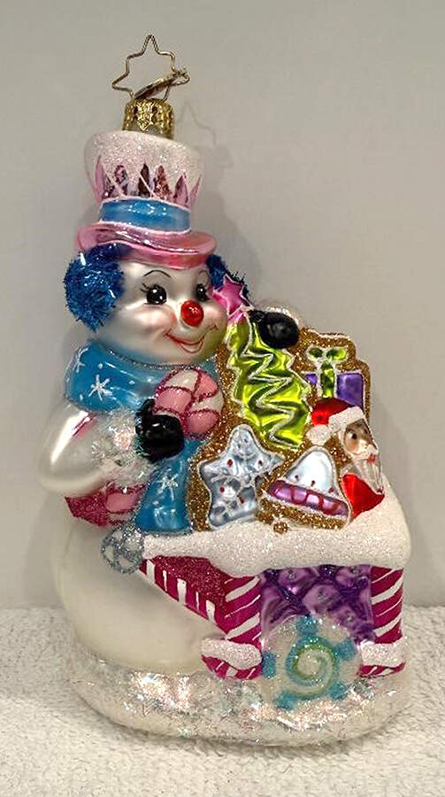 Snowmen Tasty Snow Confectionery - Boxed by Christopher Radko-1