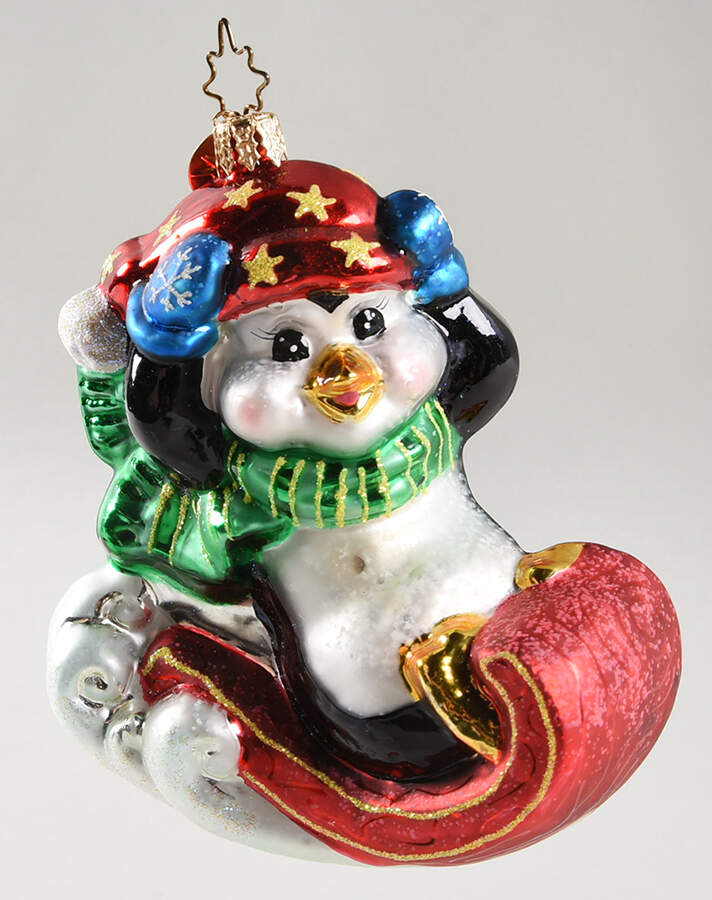 Birds Penguin Plunge - No Box by Christopher Radko-1