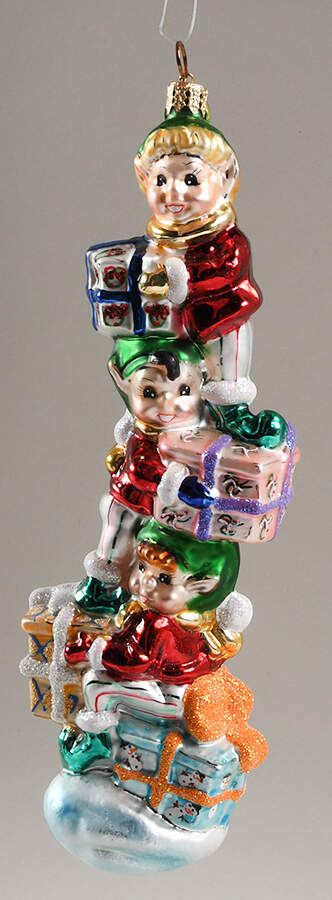 Elves & Gnomes Wrap 'Em Stack 'Em - No Box by Christopher Radko-1