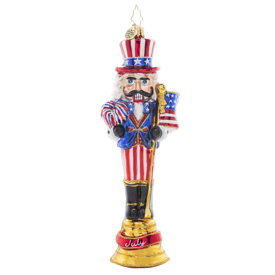 Ornament of the Month 2023 Fireworks For The Fourth-July - No Box by Christopher Radko-1
