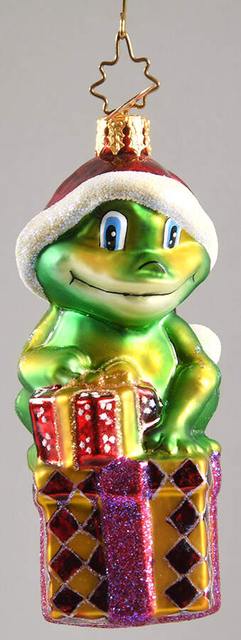 Reptiles & Amphibians Ribbits & Bows - No Box by Christopher Radko-1