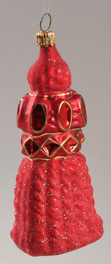 Fashion Fancy Fringe-Red - No Box by Christopher Radko-1
