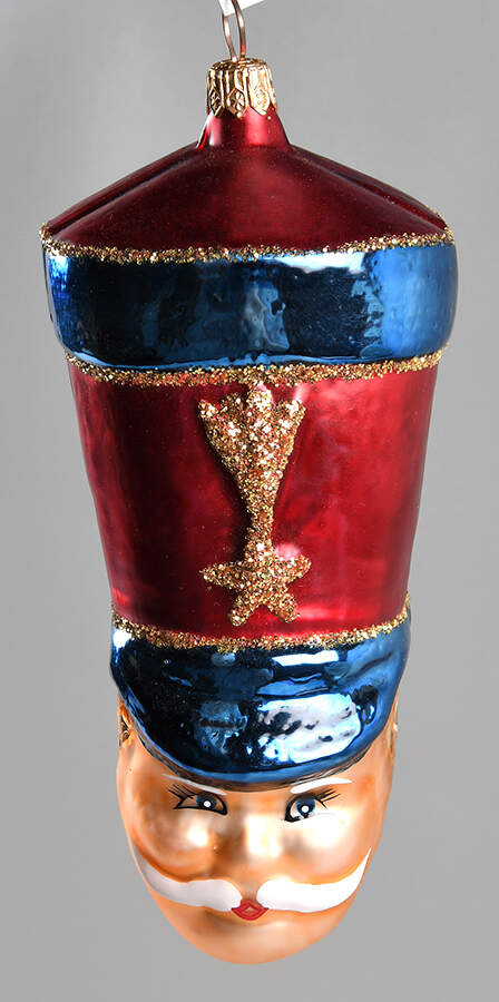 People Drum Major-Red Hat - No Box by Christopher Radko-1