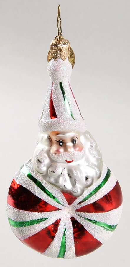 Food & Drink Santa Swirl Gem - No Box by Christopher Radko-1