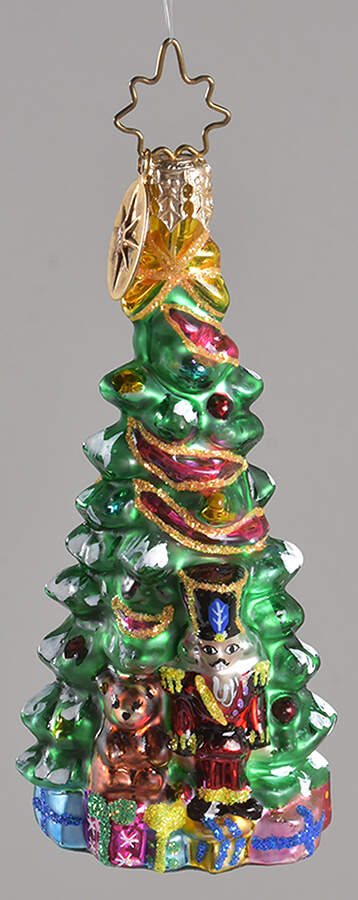 Trees & Pinecones Tree Trim Slim Gem - No Box by Christopher Radko-1