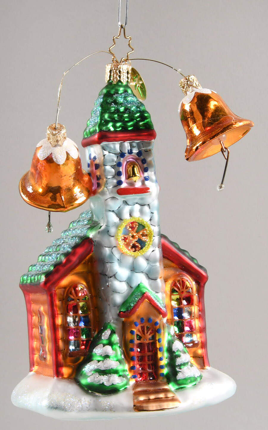 Buildings & Churches Ring Out, Ring Out - No Box by Christopher Radko-1