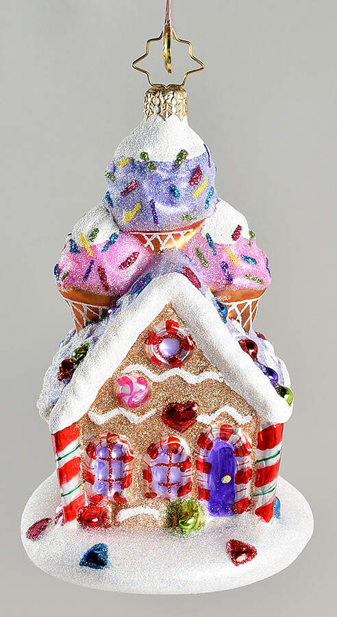 Buildings & Churches Sprinkled Sundae Chalet - No Box by Christopher Radko-1