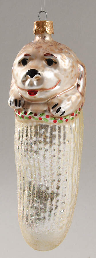 Dogs Puppy Love-White - No Box by Christopher Radko-1