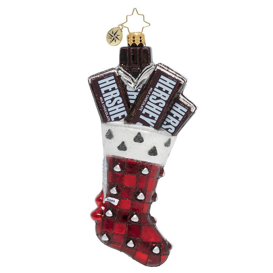 Hershey's Hershey's Kisses Stocking - No Box by Christopher Radko-1