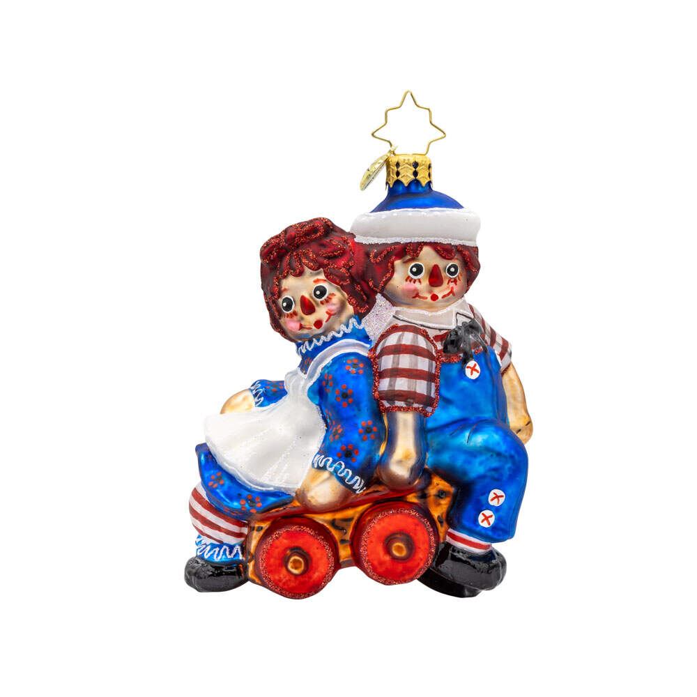 Raggedy Ann Raggedy Wagon Ride - No Box by Christopher Radko-1