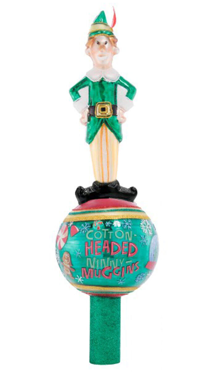 Warner Brothers Finial Merry Muggins Finial - Elf The Movie - No Box by Christopher Radko-1