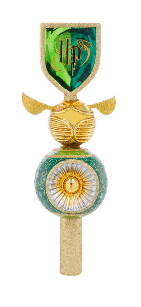 Warner Brothers Finial Golden Snitch Flying High Finial-Harry P - No Box by Christopher Radko-1