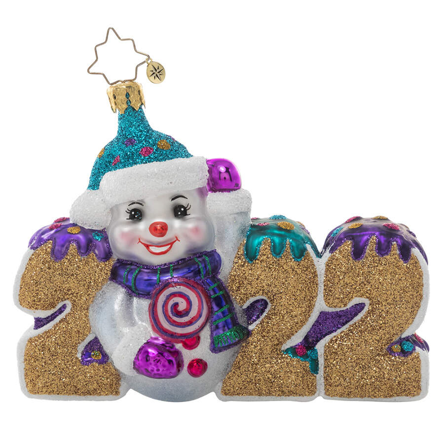 2022 Dated Ornaments Sweet Snow Friend - No Box by Christopher Radko-1