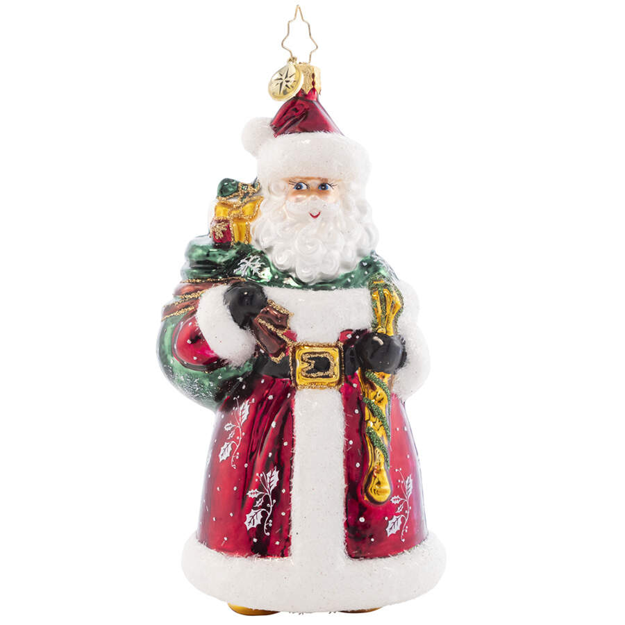 Designer for a Day Brant's Brilliant Santa - No Box by Christopher Radko-1