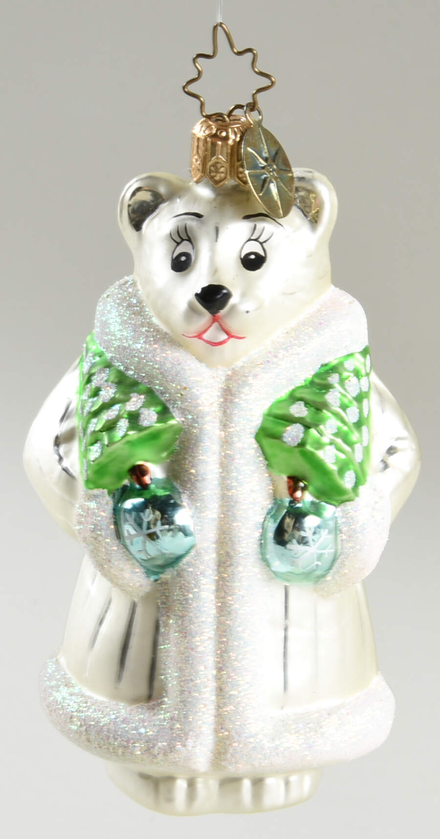 Bears Beary Chic-Silver - No Box by Christopher Radko-1