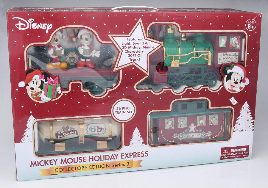 Mickey Mouse Holiday Express Holiday Train Set Series 3 - Boxed by Ruz-1