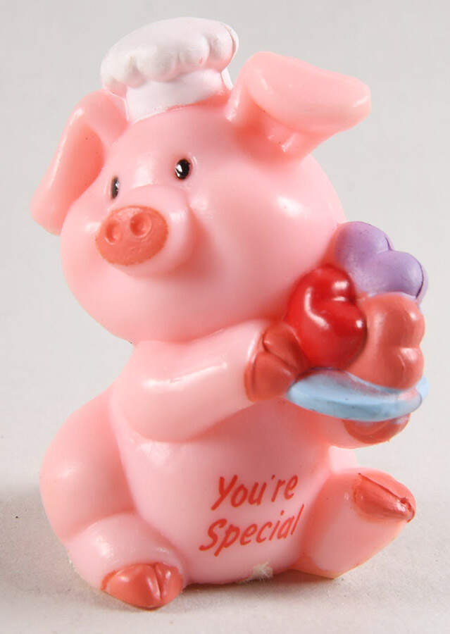 Russ Berrie Miniature Figurine You're Special-Pig - No Box by Russ Berrie-1