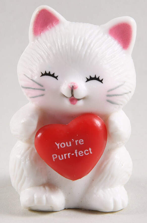 Russ Berrie Miniature Figurine You're Purr-Fect-Kitten - No Box by Russ Berrie-1