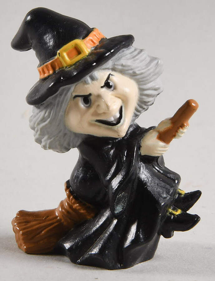 Russ Berrie Miniature Figurine Witch - No Box by Russ Berrie-1